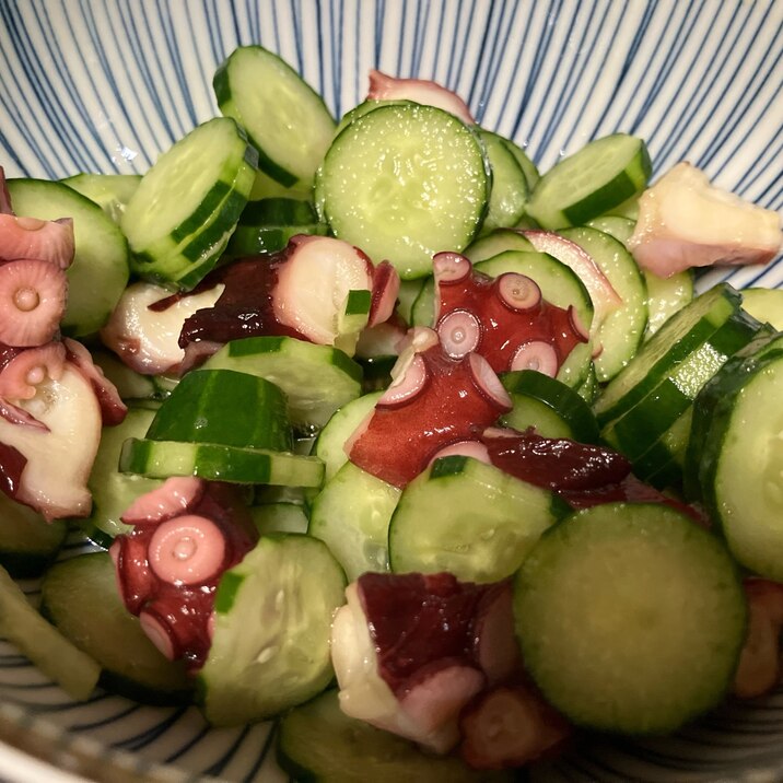 タコときゅうりの酢の物⭐